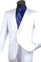 Cheap Priced Suit- Mens Basic 2 Button Modern Fit White Suit