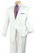 Cheap priced Suit - Mens Two Button Modern Fit Poplin Fit Suit white