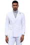 Cheap Priced Suit - Men's Designer Stacy Adams Classic Double Breasted White Suit