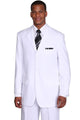 Cheap Priced Suit - Mens 3 Button Classic Fit Poplin White Suit
