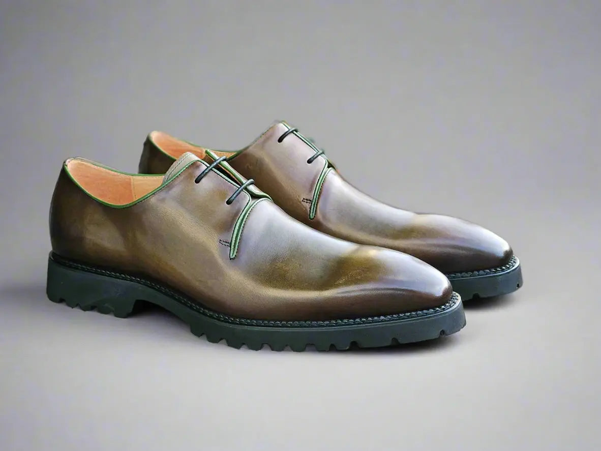 Whole Cut Derby With Lug Sole - 8