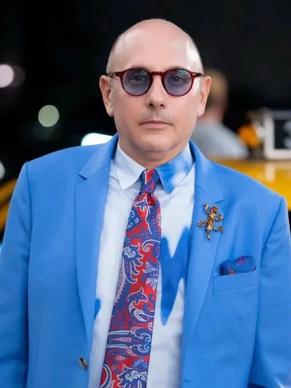 And Just Like That Willie Garson Blue Suit