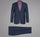 Renoir Clothing - Renoir Suit - Renoir Fashion - Super 140s Wool Two Button Classic Fit Navy Renoir Suit