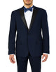 Mens Navy Blue Wedding Tuxedo - Dark Blue Tuxedo Suit"Mens Slim Fit 2 Button Midnight Blue Tuxedo - Wedding - Prom 2025