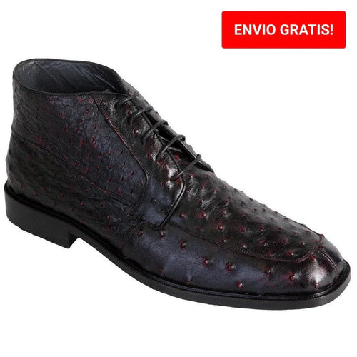 Zapato BotÃ­n Piel Avestruz - Mens Ostrich Boot in 3 Colors