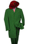 " Green Classic Long Zoot Suit for Men - 2PC | 46R"