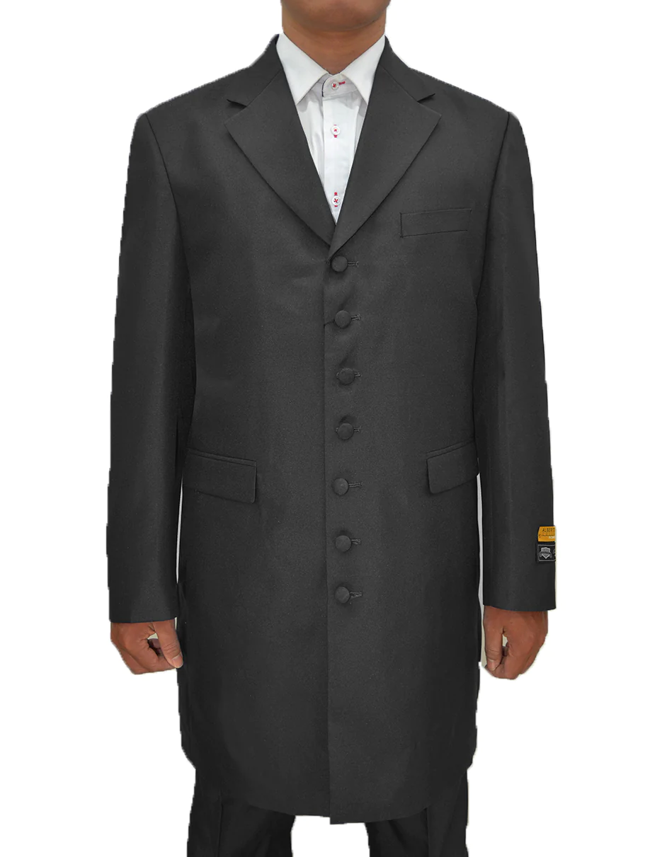 Best Mens Classic Vested Zoot Suit in Black - For Men  Fashion Perfect For Wedding or Prom or Business  or Church