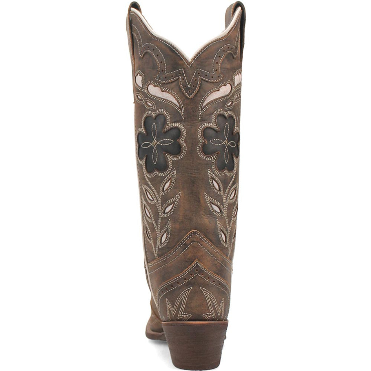 Laredo Zuri Brown Leather Snip Toe Women Boots - 6