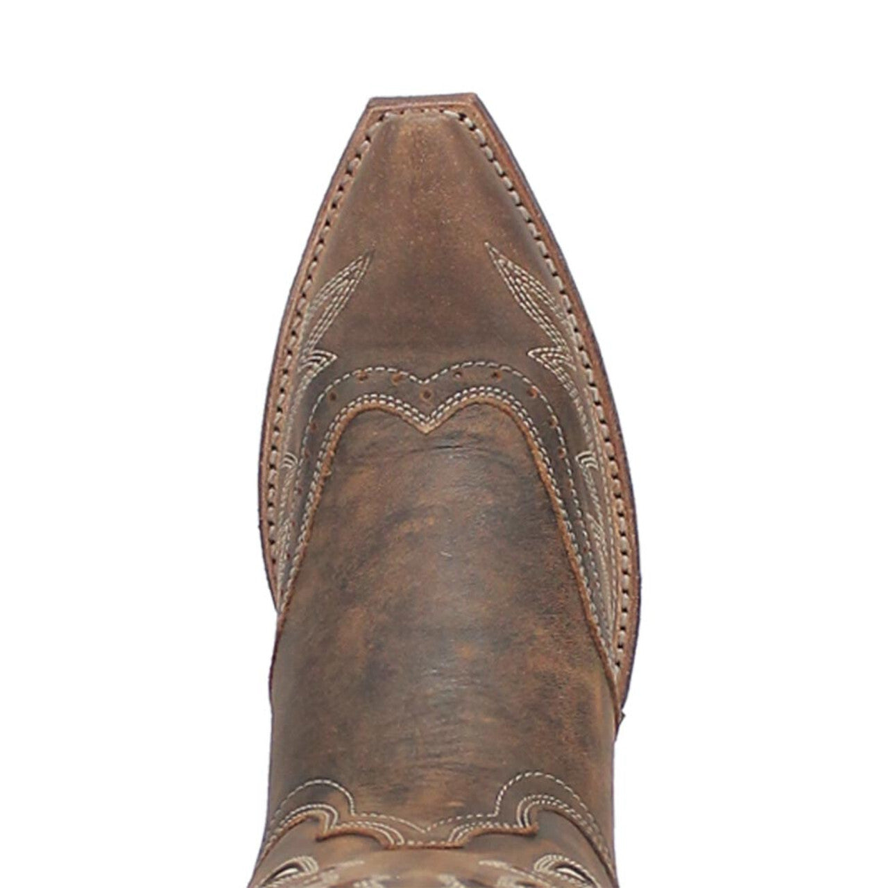 Laredo Zuri Brown Leather Snip Toe Women Boots - 6