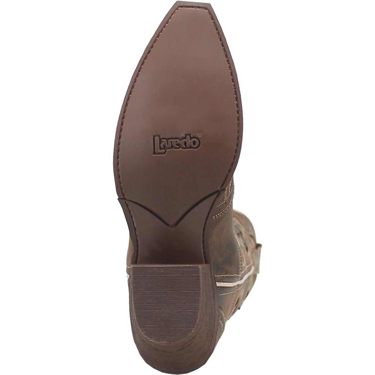 Laredo Zuri Brown Leather Snip Toe Women Boots - 6