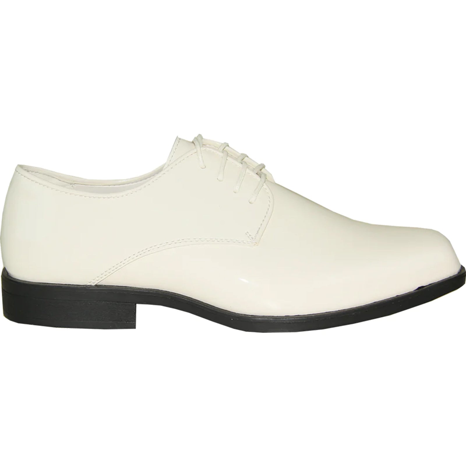 "Ivory Men's Classic Patent Tuxedo Dress Shoe - Square Toe"