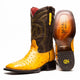Marco Di Milano Alabama Buttercup Ostrich Quill Square Toe Cowboy Boots