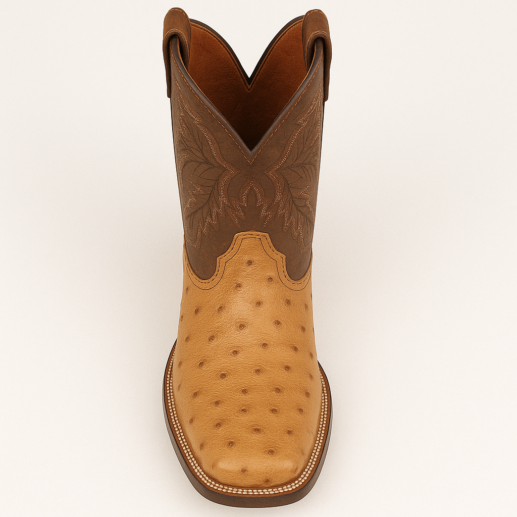 ALAMOSA FULL QUILL OSTRICH BOOT - 7D