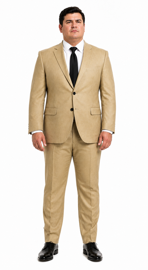 Alberto Nardoni Tan~Khaki~Taupe Vested Linen Wedding Suit