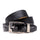 Marco Di Milano Alessio Black Leather Belt Loafer