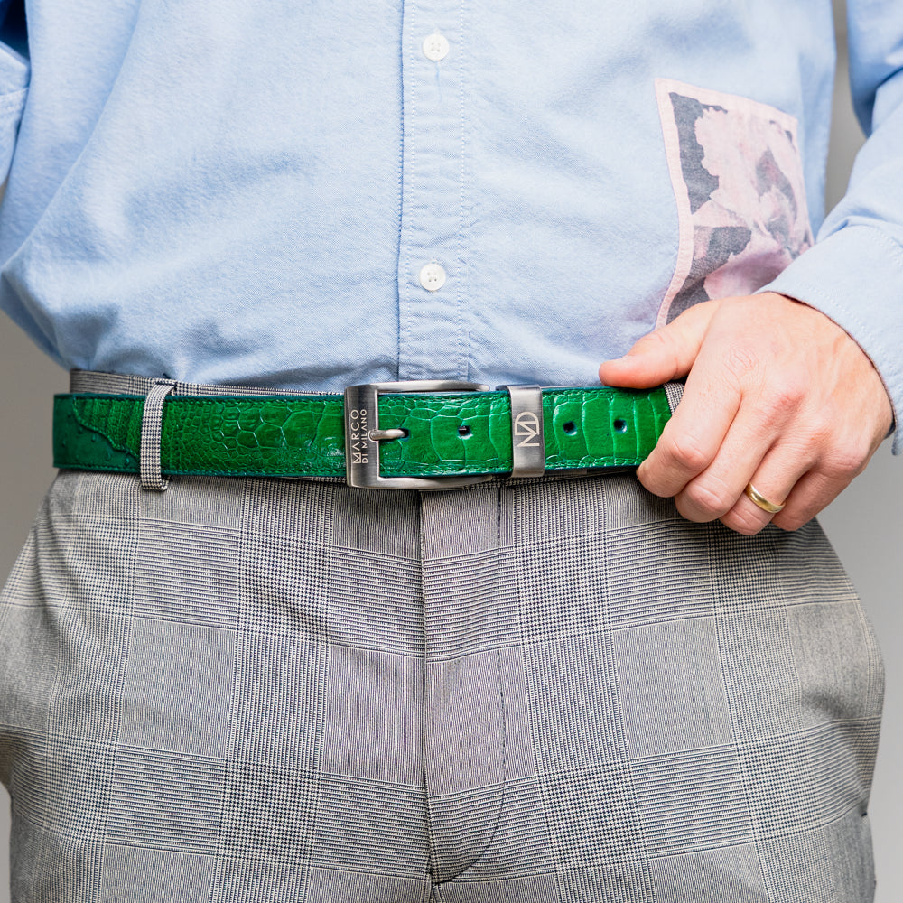 Marco Di Milano Alessio Belt Lemon Green - 40