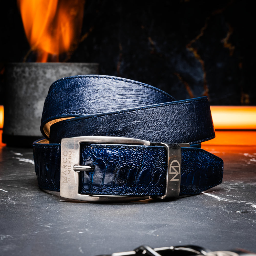 Marco Di Milano Alessio Belt Navy - 48