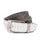 Marco Di Milano Alessio Belt: Luxury White/Gray Leather Shoes