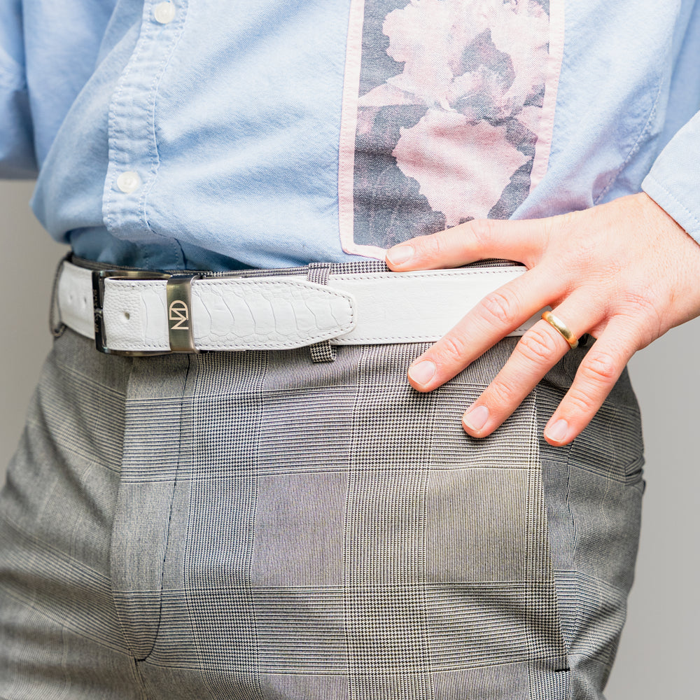 Marco Di Milano Alessio Belt White - 36