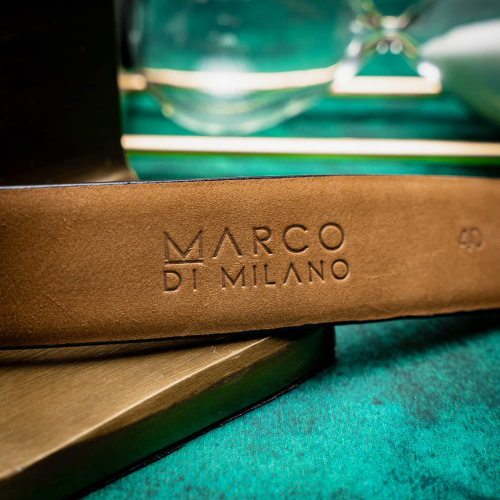 Marco Di Milano Emilio Belt Rustic Cognac - 40