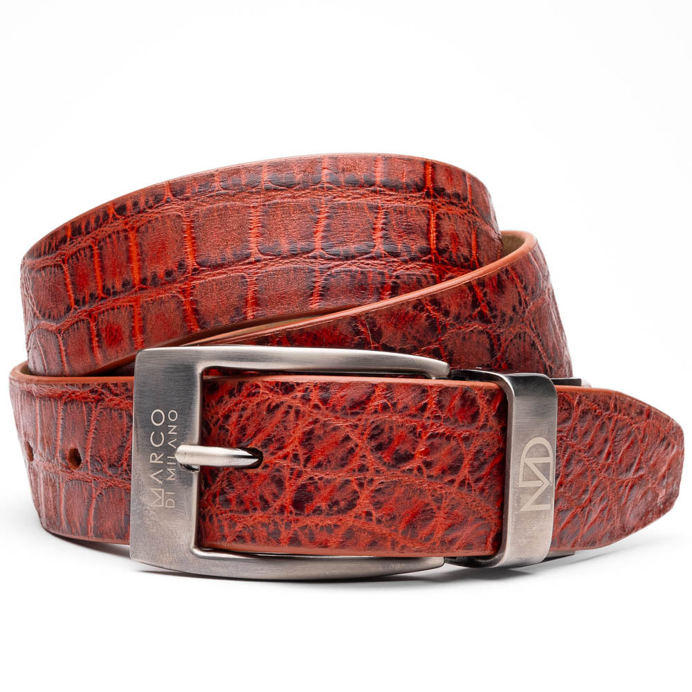 Marco Di Milano Emilio Belt Rustic Cognac - 40