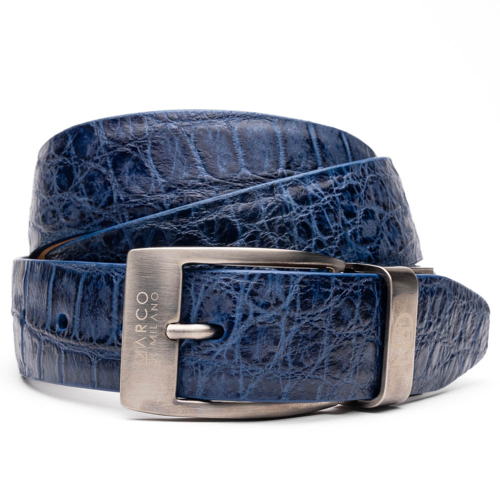 Marco Di Milano Emilio Belt Antique Navy - 36