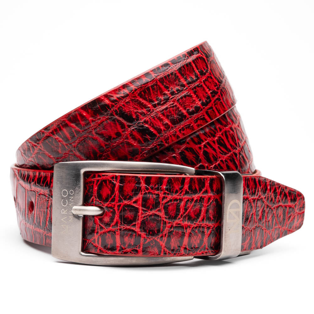 Marco Di Milano Emilio Belt Antique Red - 36