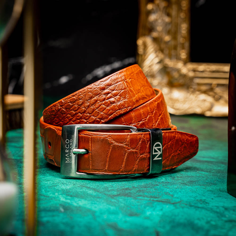 Marco Di Milano Emilio Belt Cognac - 40