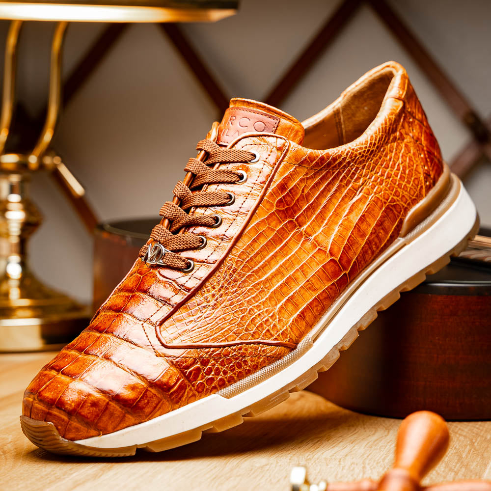 Marco Di Milano Alonzo Cognac Leather Dress Shoe