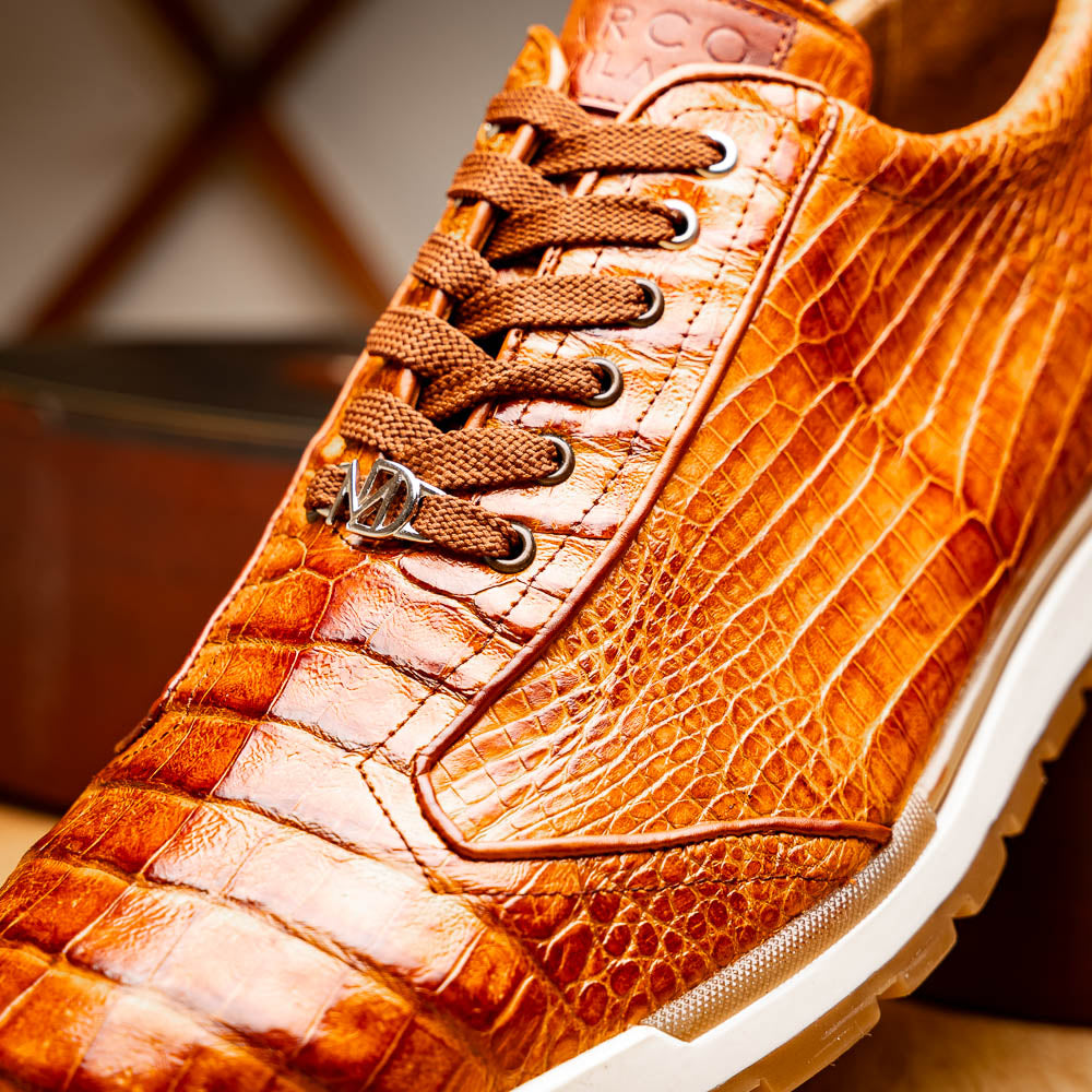 Marco Di Milano Alonzo Cognac Leather Dress Shoe