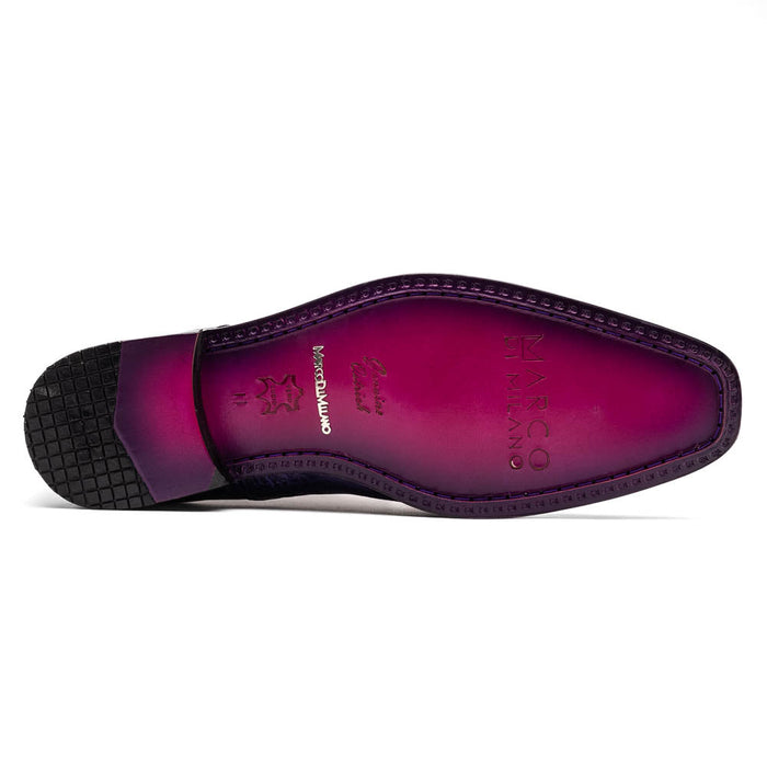 Marco_Di_Milano Andretti: Pink Suede Loafers