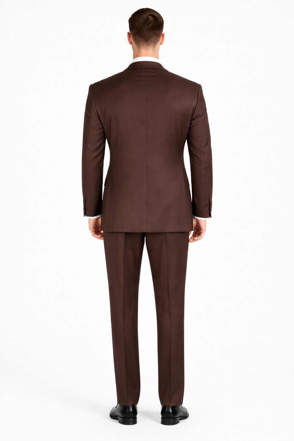 Apollo King Men's Outlet 3 Piece 100% Wool Suit Fashion Windowpane-New Designer Collection - 40L