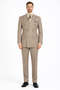 Apollo King Men's Outlet 3 Piece 100% Wool Suit Fashion Windowpane-New Designer Collection