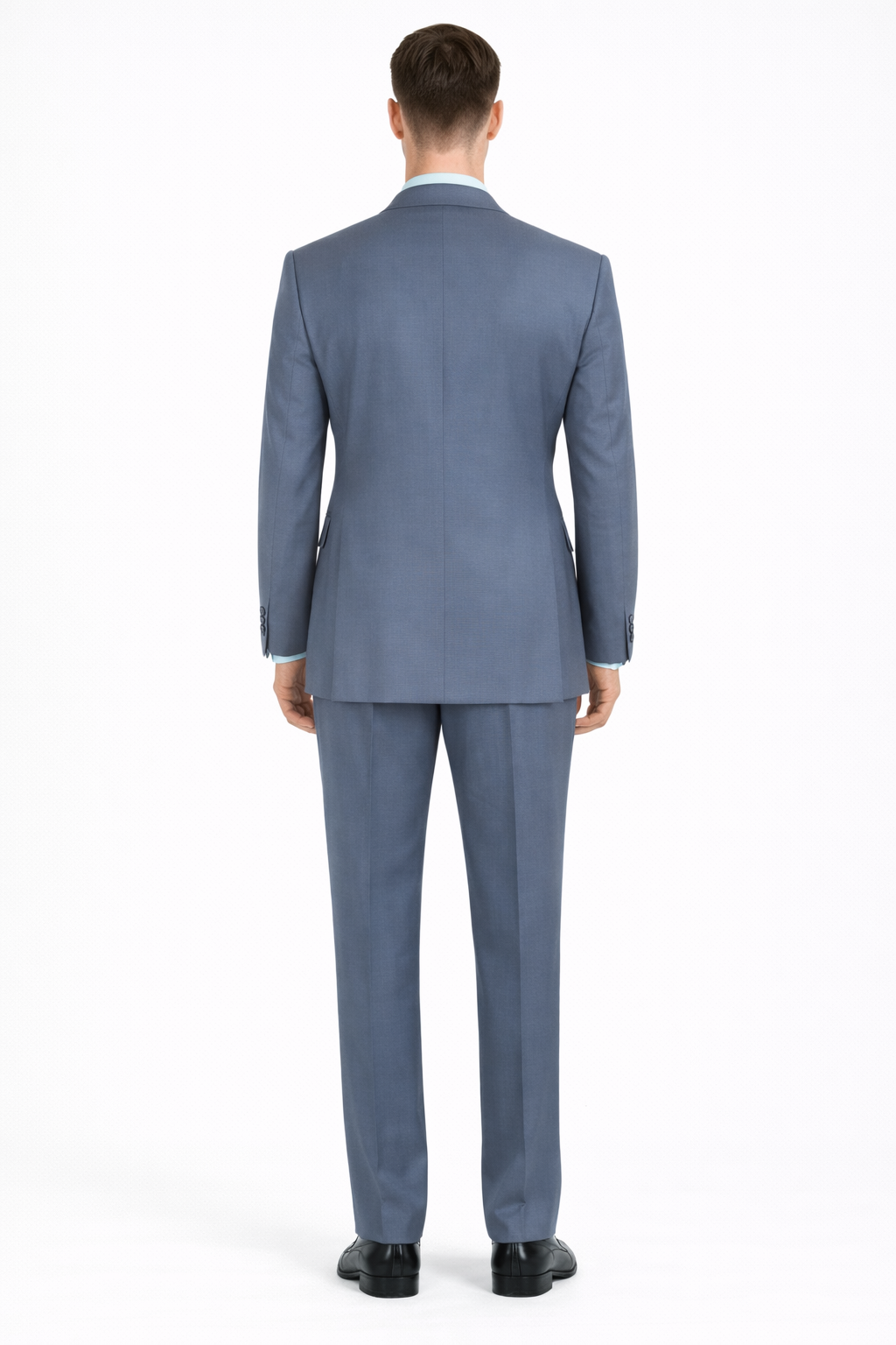 Apollo King Men's Outlet 3 Piece 100% Wool Suit Fashion Windowpane-New Designer Collection - 40L