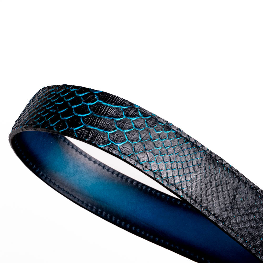 Marco Di Milano Arkansas Belt Black / Blue - 36