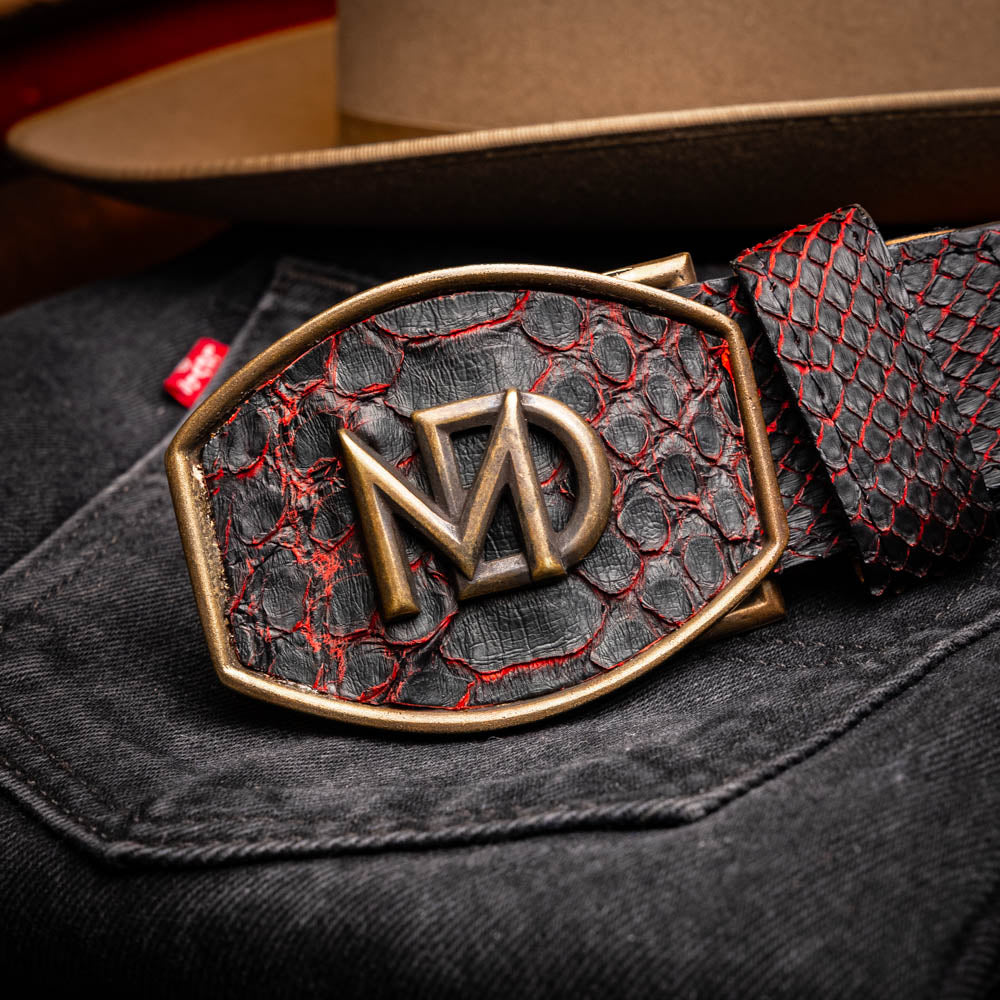 Marco Di Milano Arkansas Belt BlackCherry - 36