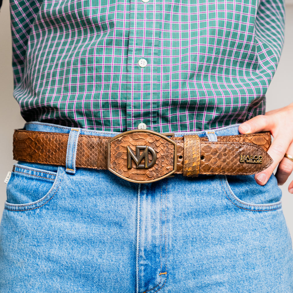 Marco Di Milano Arkansas Belt Cognac - 36