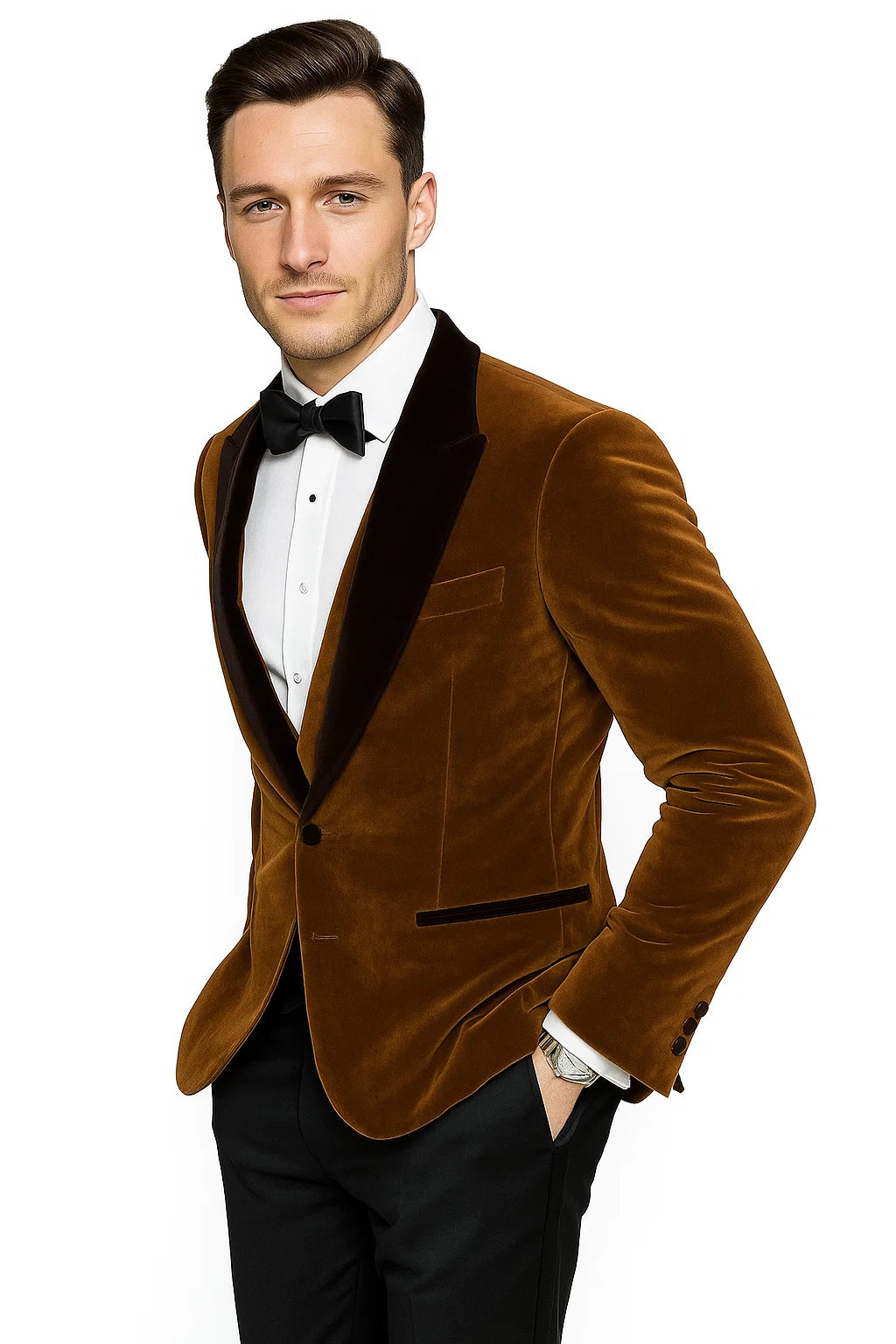 Brown Wedding Suit - Light Brown Wedding tuxedo - Light Brown
