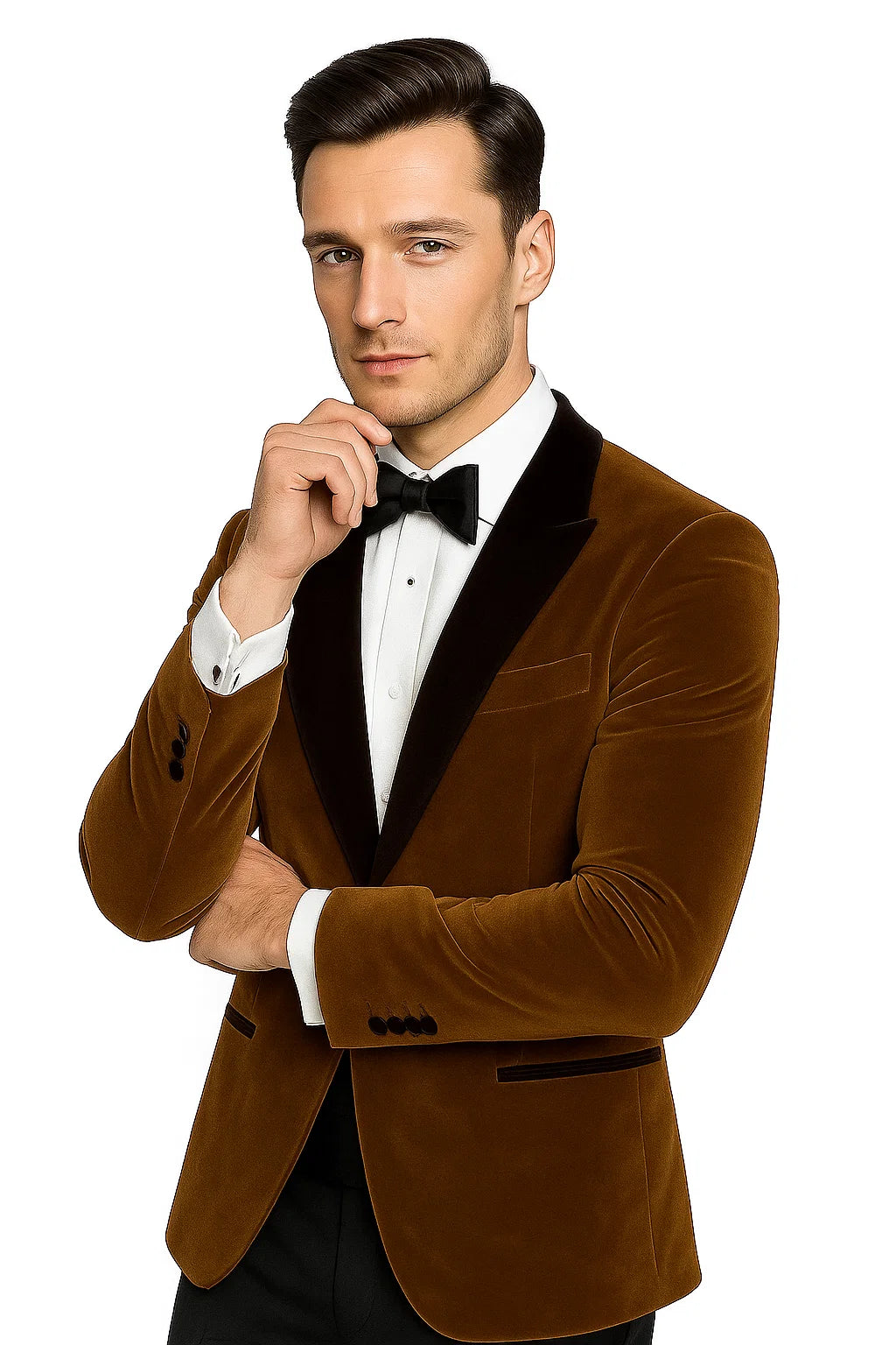 Brown Wedding Suit - Light Brown Wedding tuxedo - Light Brown