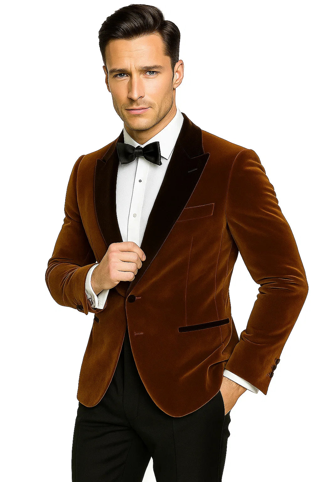 Brown Wedding Suit - Light Brown Wedding tuxedo - Light Brown