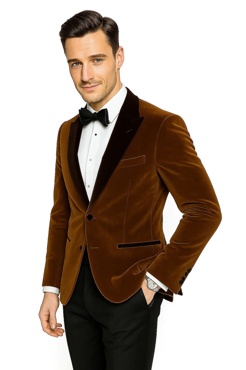 Brown Wedding Suit - Light Brown Wedding tuxedo - Light Brown