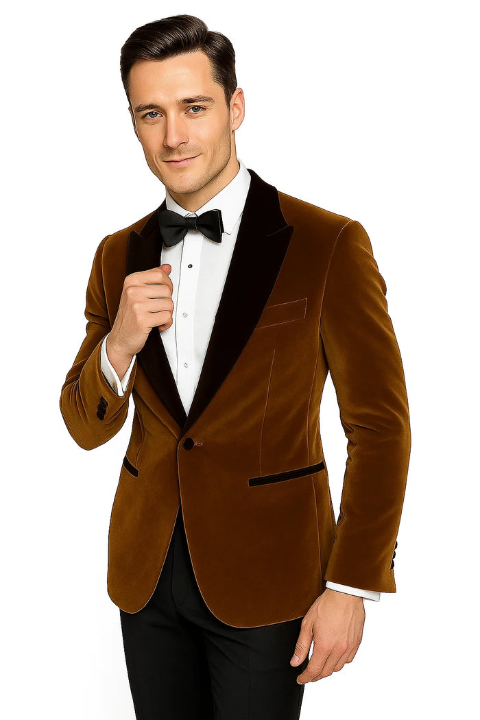 Brown Wedding Suit - Light Brown Wedding tuxedo