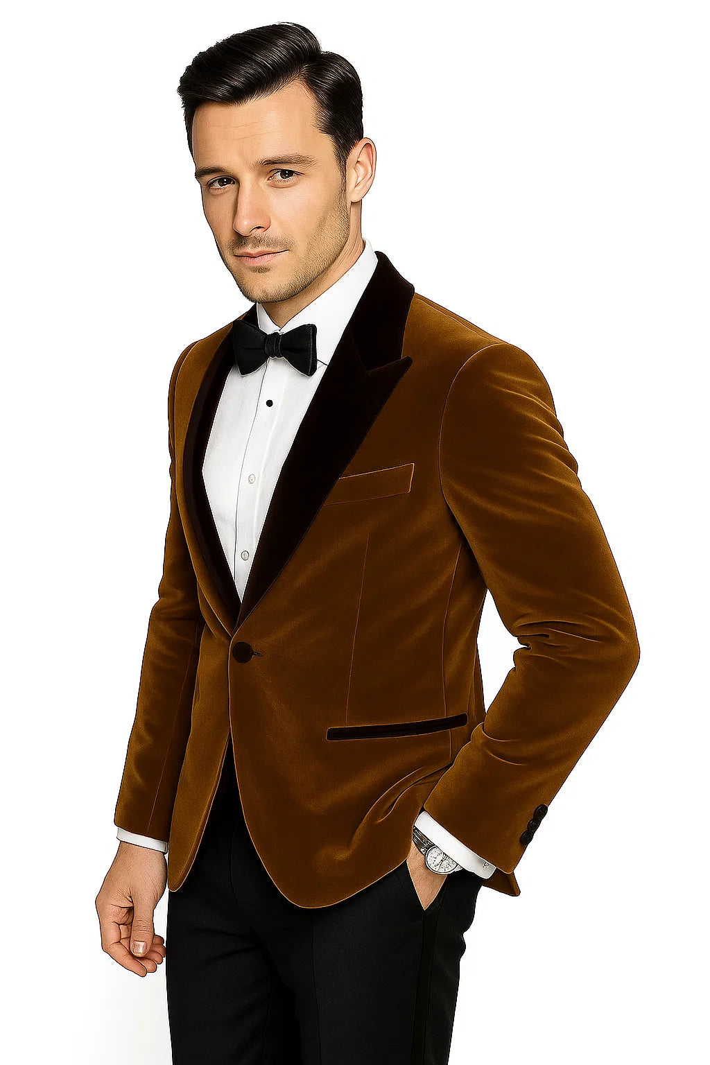Brown Wedding Suit - Light Brown Wedding tuxedo - Light Brown