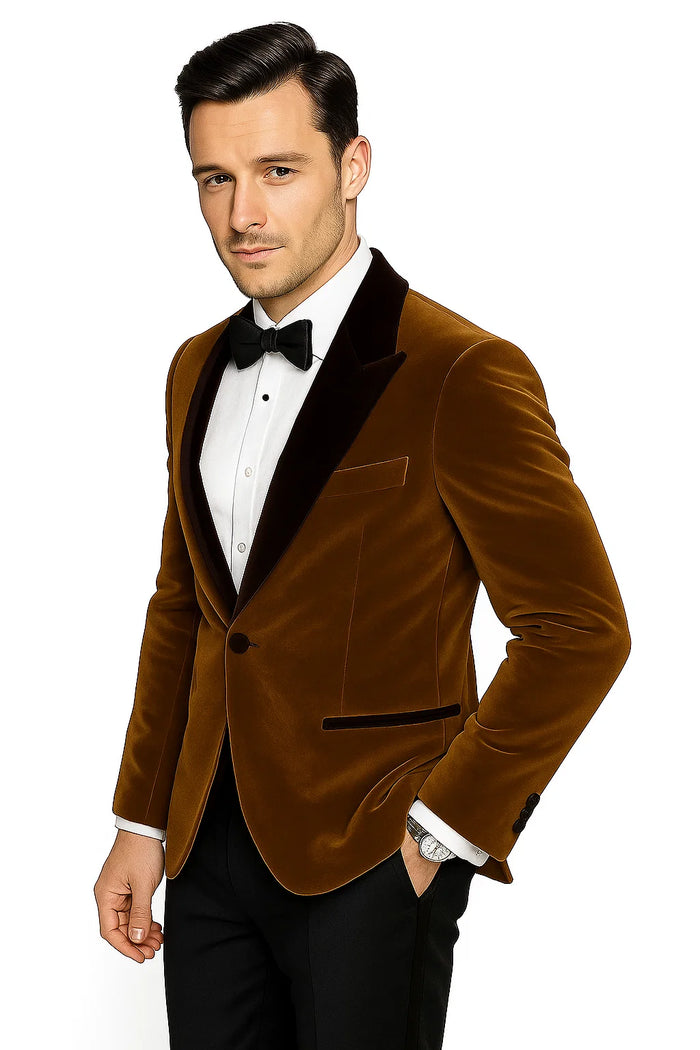 Brown Wedding Suit - Light Brown Wedding tuxedo