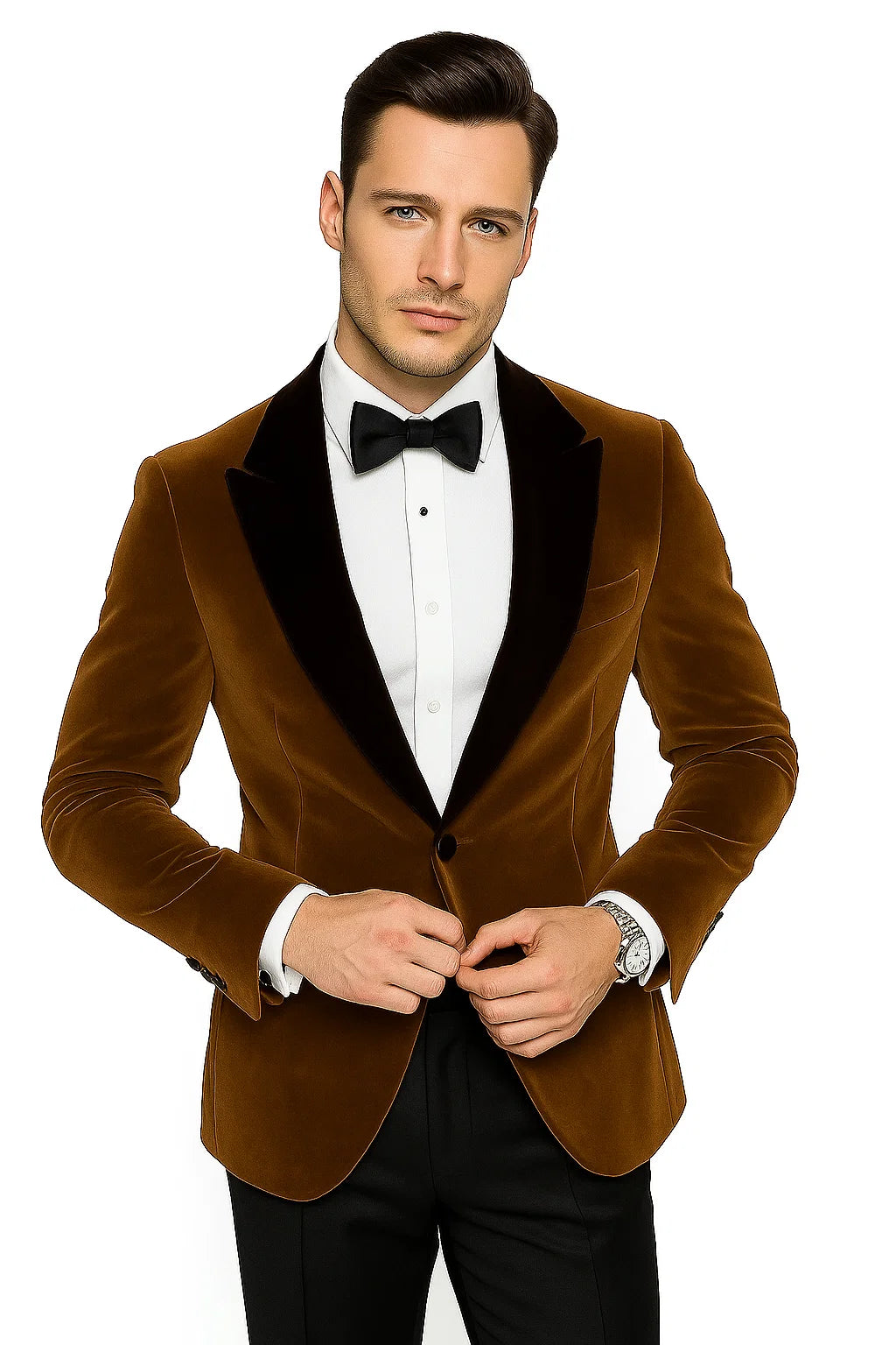Brown Wedding Suit - Light Brown Wedding tuxedo - Light Brown