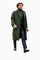 Men’s Olive Green Wool Overcoat Outfit – Winter Business Casual Style