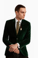 Green velvet suit Many Styles & Brands $99UP Men's Olive Hunter Green Velvet Tuxedo Jacket Green Velvet Suits and Tuxedos