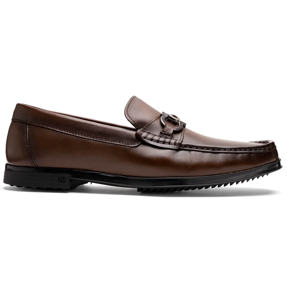 Marco Di Milano Atrani Brown Calf Bit Loafer - 10