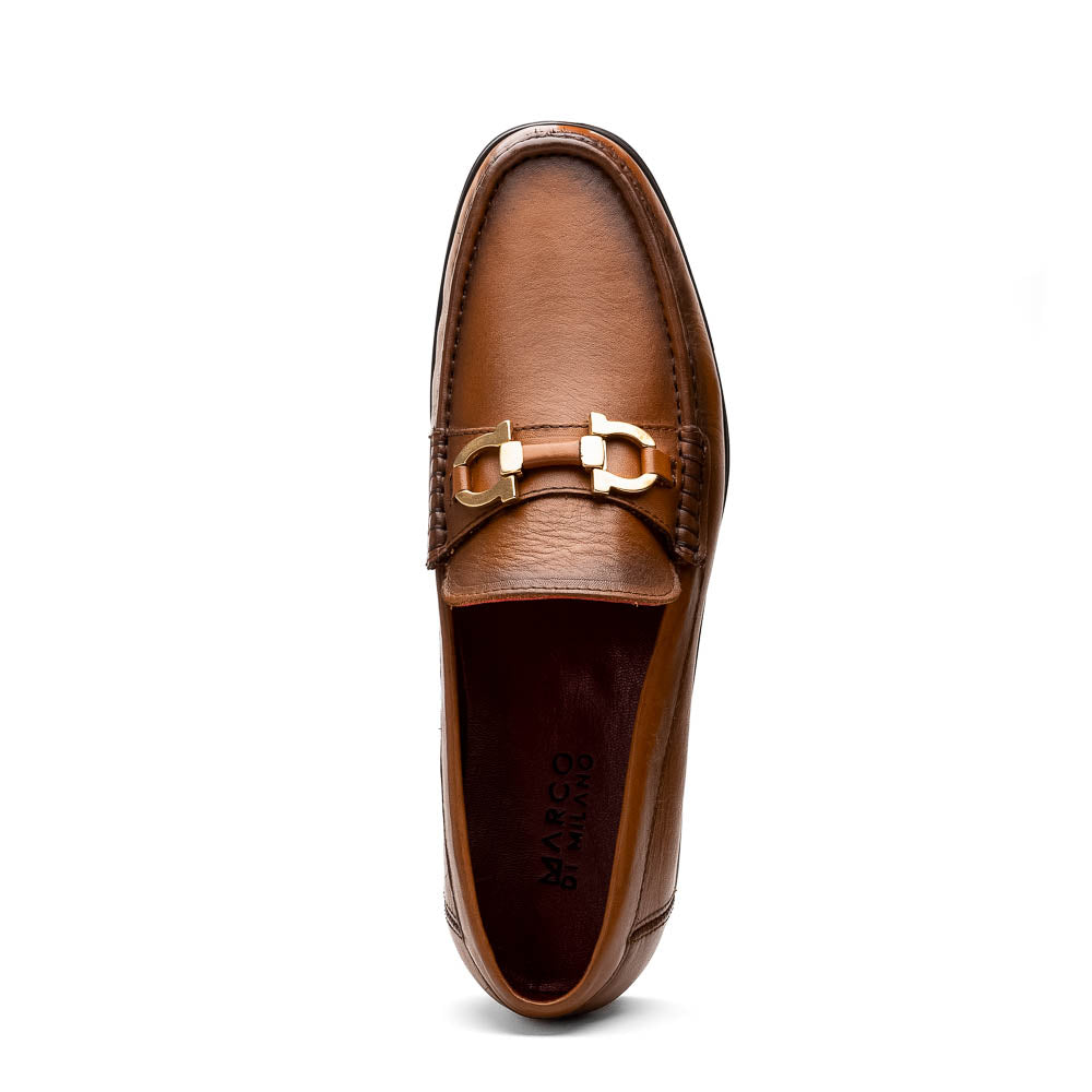 Marco Di Milano Atrani Honey Calf Bit Loafer - 10