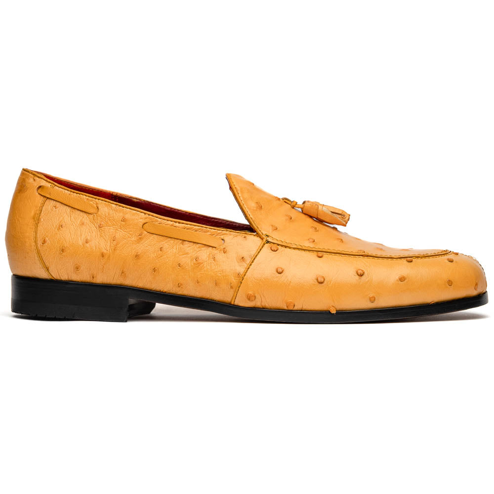 Marco Di Milano Aubiere Buttercup Ostrich Quill Tassel Loafers - 8